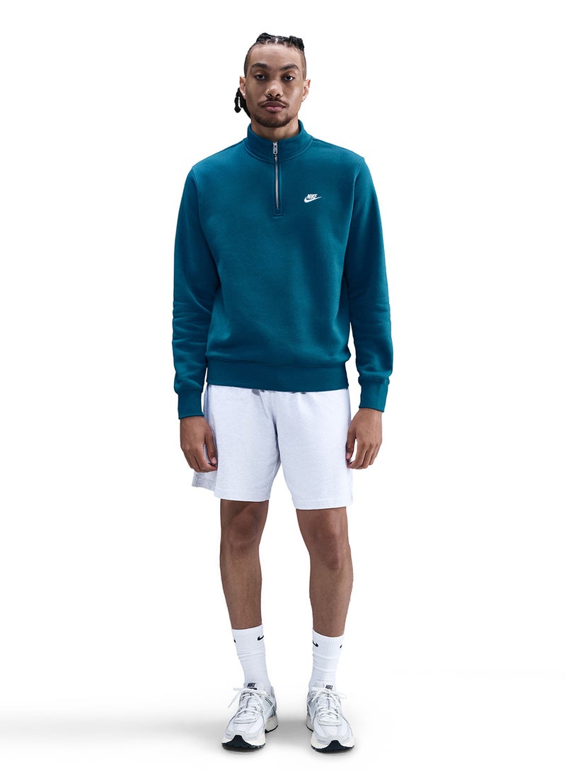 Nike Club Bb Half-Zip Sweatshirt - Image 1
