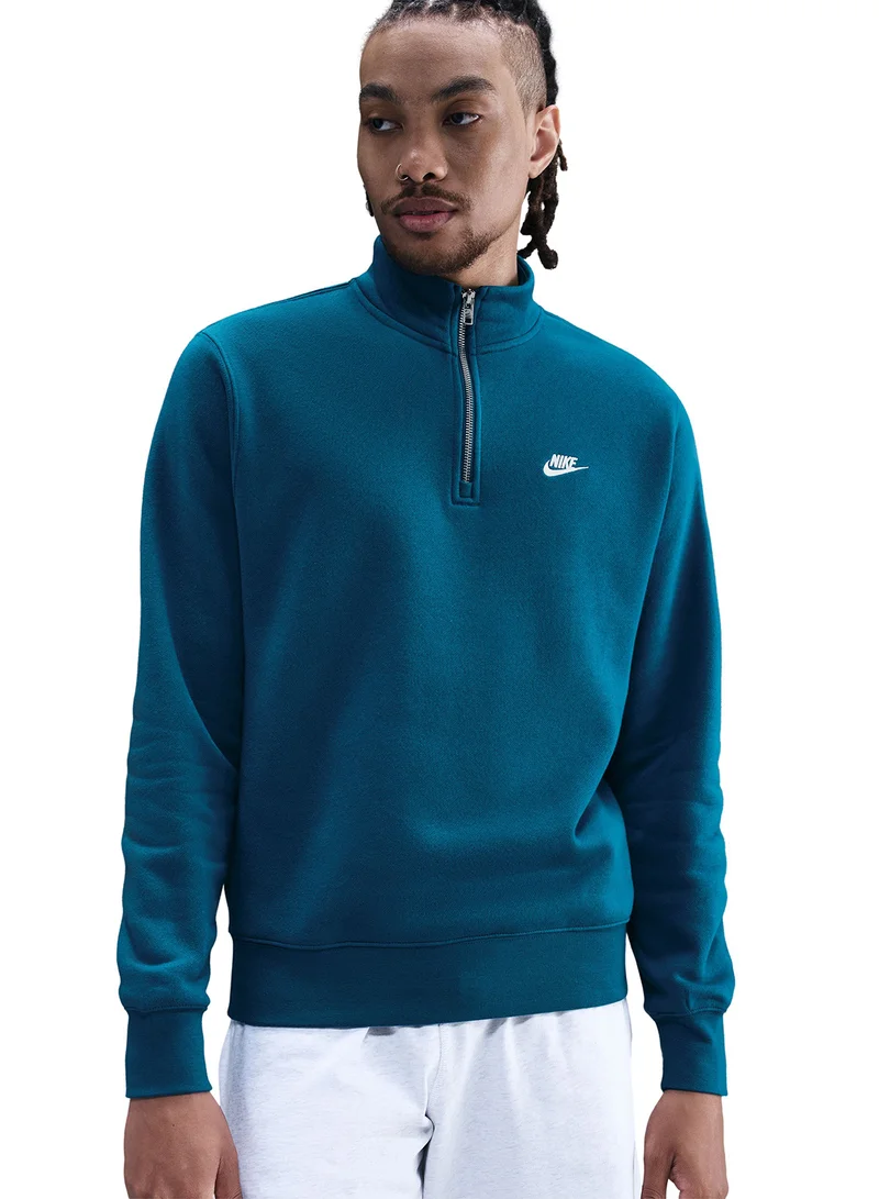 Nike Club Bb Half-Zip Sweatshirt