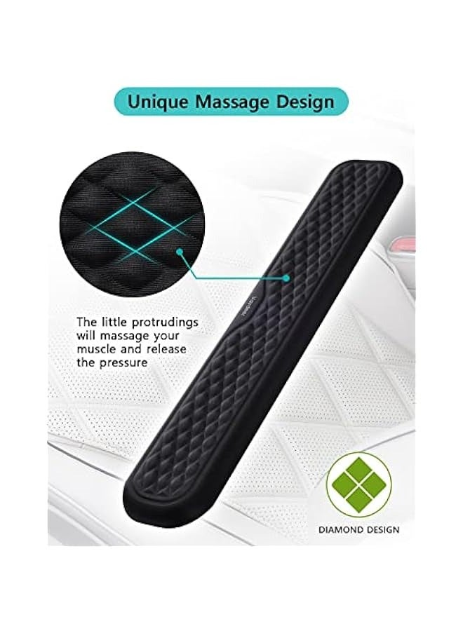 ANKOVO Keyboard Wrist Rest,Keyboard Pad Upgrade Enlarge Gel Memory Foam Set Keyboard Rest Cushion Support for Office, Computer Laptop Comfortable Lightweight for Easy Typing Pain Relief  - Image 3