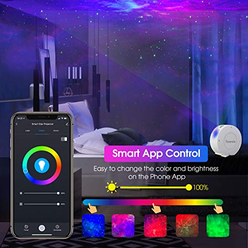 Panamalar Smart Star Projector, WiFi Galaxy Light Projector Nebula Cloud Projector with APP Control,Timer,Alexa Voice Control, Starry Sky Projector Night Light for Bedroom Kids Party Gift - Image 3