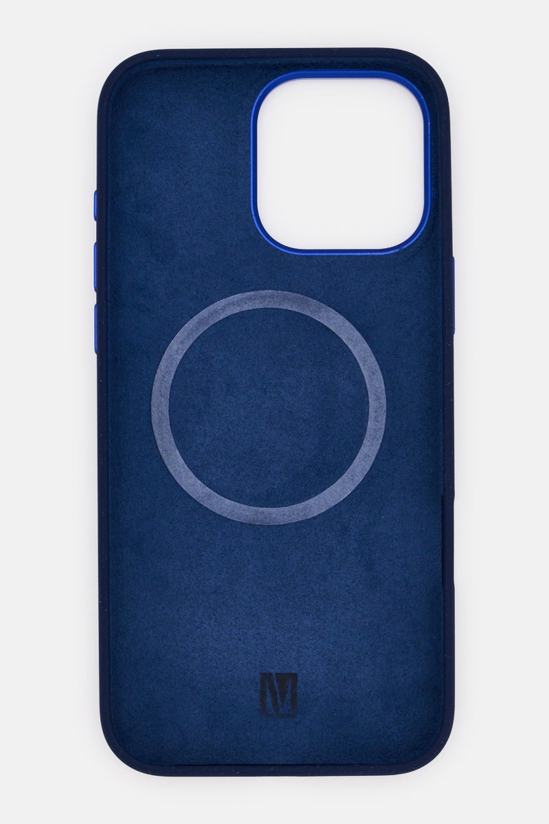 LEVELO iPhone 16 Pro Max Iris Magsafe Silicone Protective Case, Navy - Image 3