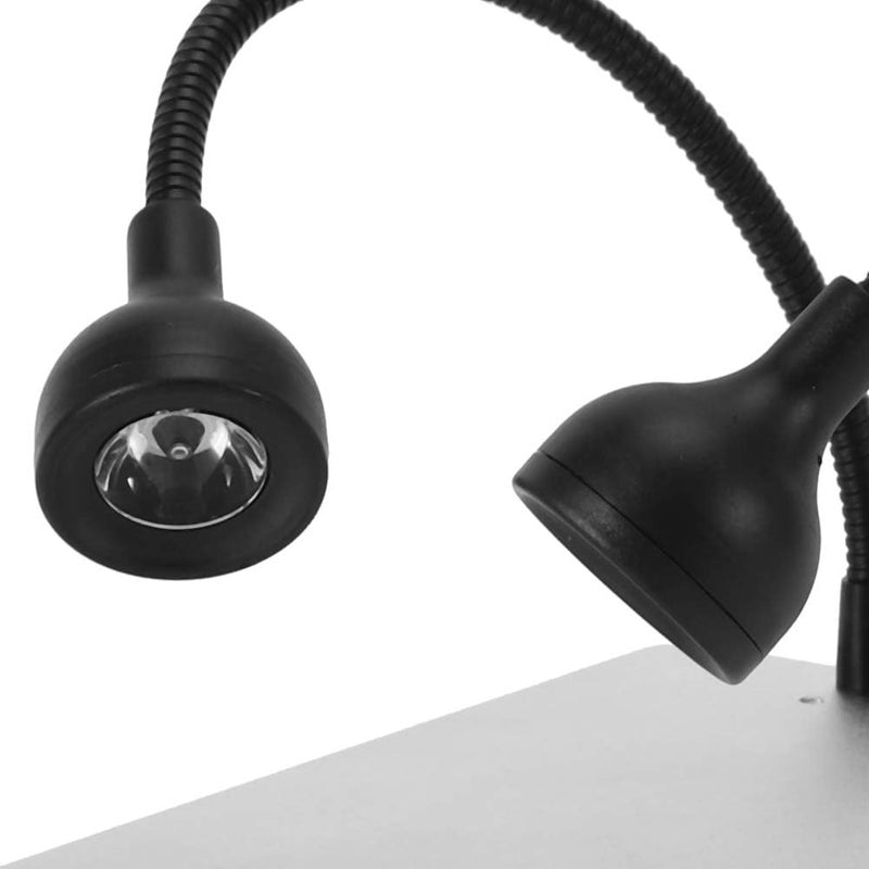 Tobo Microscope Base Stand, Aluminum Alloy USB Charging Adjustable Bracket Holder with Dual Light Source for Digital Microscope TD-1391S - Image 2