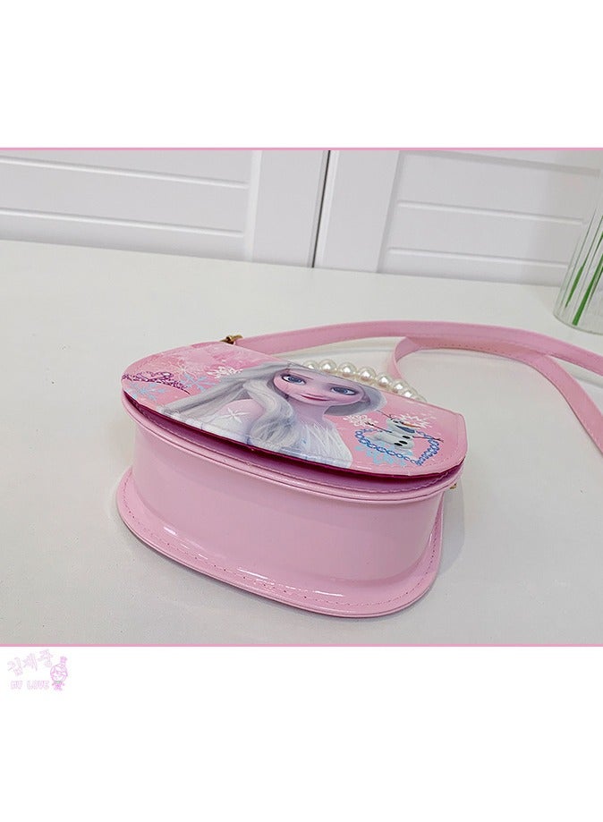 أزياء جديدة للأطفال حقيبة الكتف المجمدة الأميرة الصغيرة مئات من ركوب خارج الباب المد السا حقيبة الكتف الكثير - Image 5