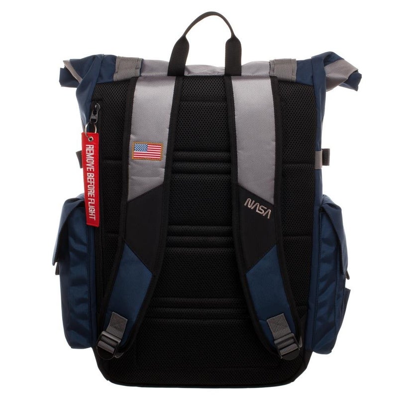 Bioworld NASA Backpack Roll Top Built Up Laptop Bag - Image 4