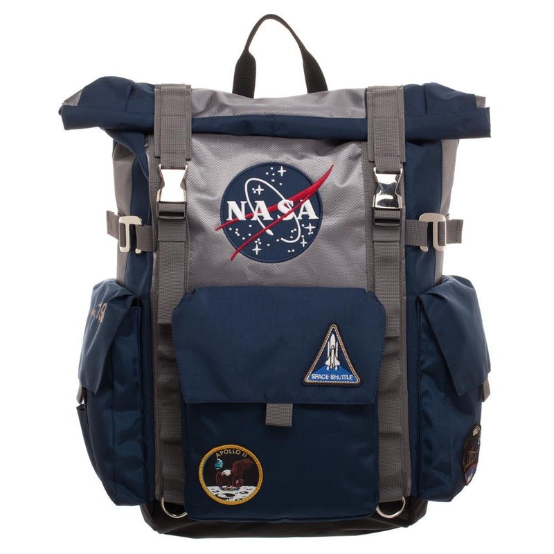 Bioworld NASA Backpack Roll Top Built Up Laptop Bag - Image 2