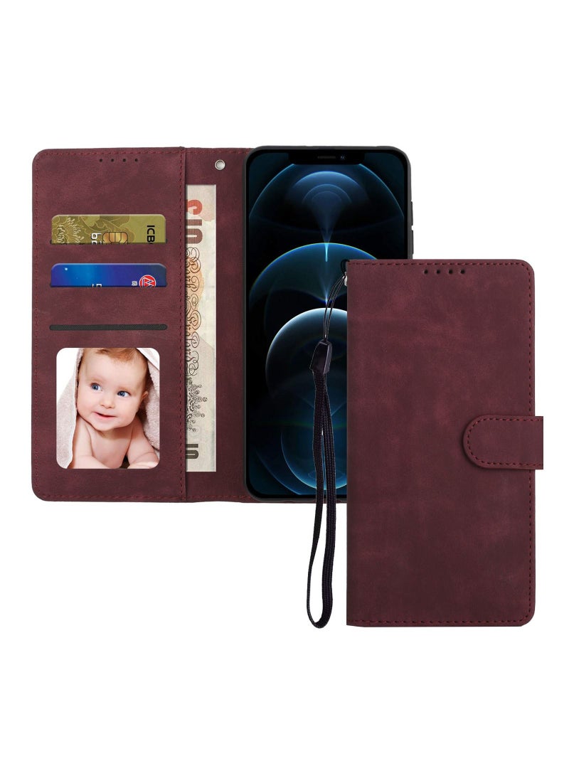 Loquat Suitable For Samsung Retro Wallet Phone Case  - Image 1