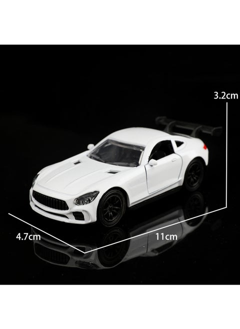 Bag 1:38 Retro Classic Classic Car Pickup Alloy Car Model Simulation Children's Toy Car Cross-border-Color:(bubble Bag) 1:38 Ben Gt White