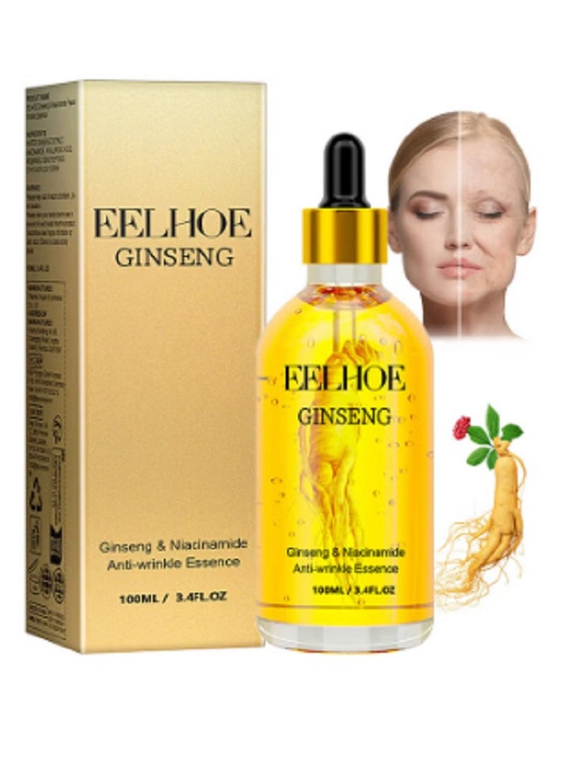 EELHOE One Ginseng Per Bottle, Ginseng Polypeptide Anti-Wrinkle Essence, Ginseng Anti Ageing Serum for Women - Image 1