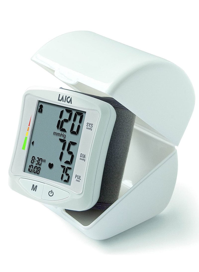 LAICA Automatic Wrist Blood Pressure Monitor with 120 Memory Records - Image 2
