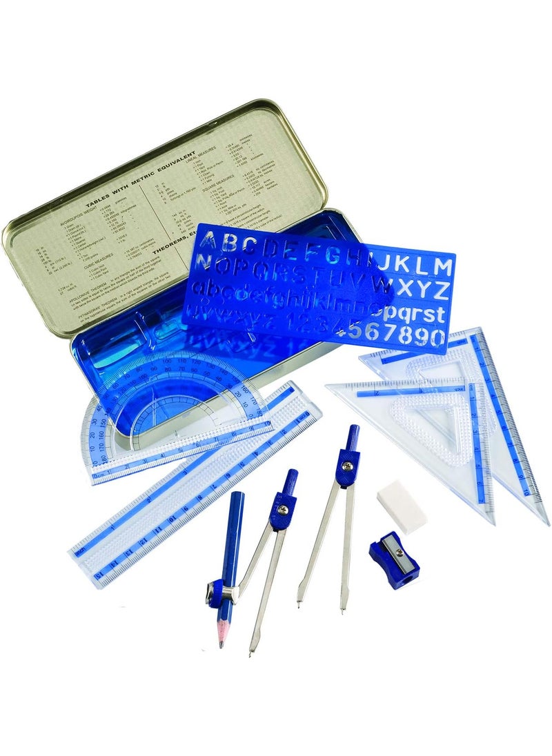 Alvin Alvin MS10 Mathematical Instrument Kit  10Piece Set  - Image 1
