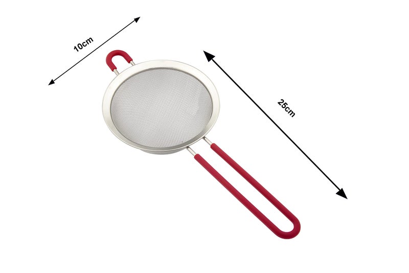 Petals Strainer Red Colour, 10cm - Image 2