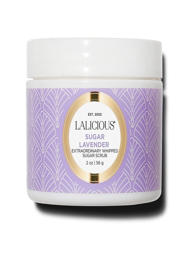 LaLicious Sugar Lavender Extraordinary Whipped Sugar Scrub - Cane Sugar Body & Foot Scrub, Exfoliating & Moisturizing Skin Care with Coconut Oil & Honey, No Parabens (2oz) - Image 1
