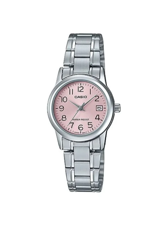CASIO Women's Stainless Steel Analog Watch LTP-V002D-4B - 25 mm