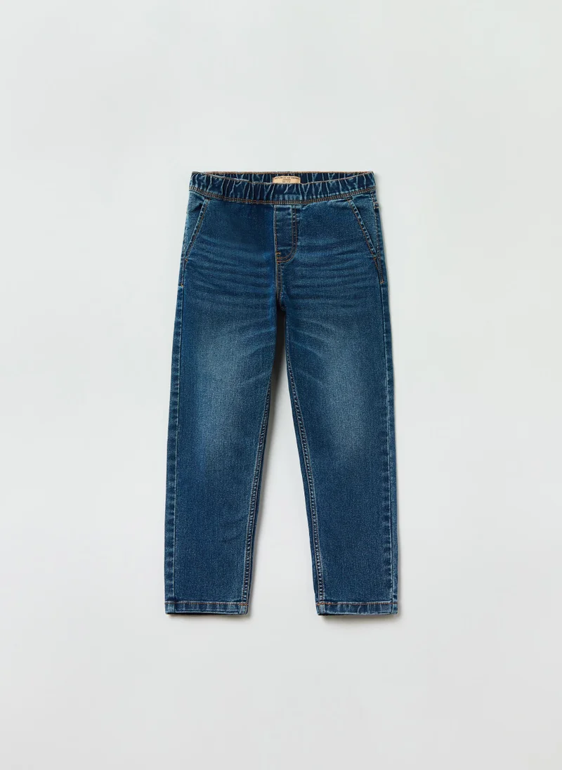 Ovs Pull-on denim joggers