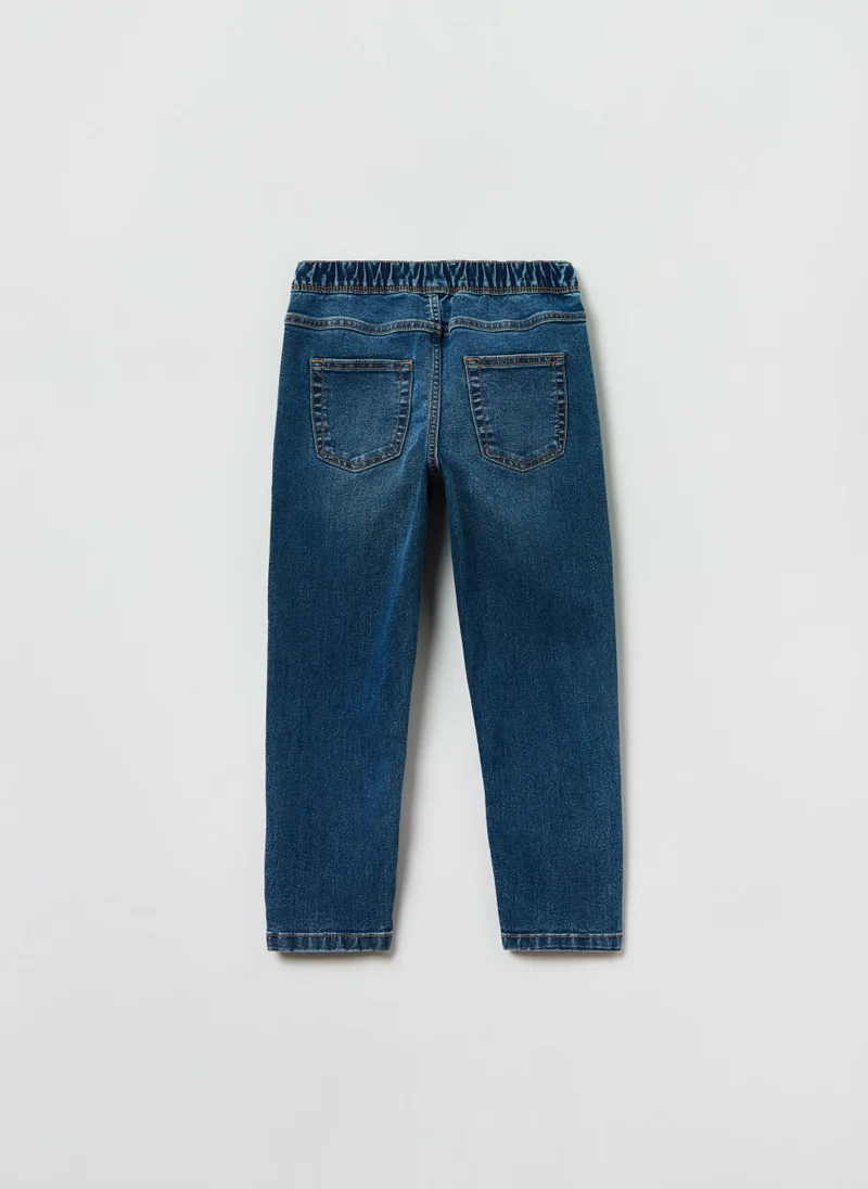 Ovs Pull-on denim joggers