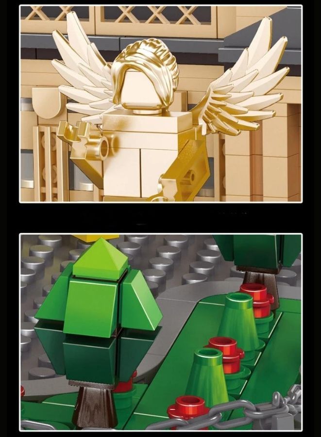 مجموعة نموذج تجميع كتل البناء لقصر باكنغهام البريطاني الشهير عالميًا في لندن - Image 4