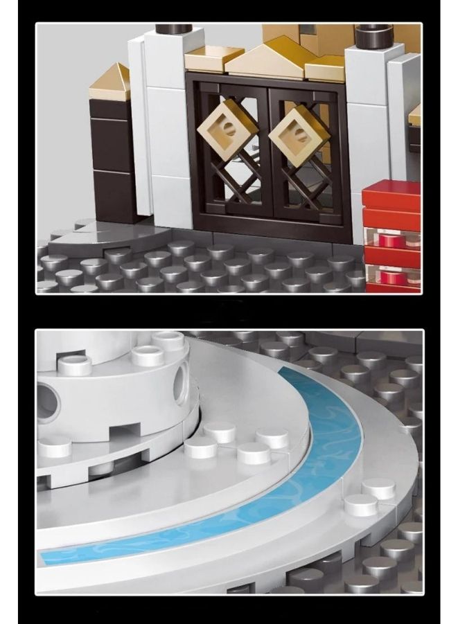 مجموعة نموذج تجميع كتل البناء لقصر باكنغهام البريطاني الشهير عالميًا في لندن - Image 3