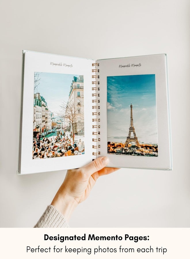 لامير مفكرة سفر لامار للنساء - دفتر سفر أنيق، وقائمة أمنيات، ومخطط رحلات برية وعطلات - هدية رائعة وممتعة لتخطيط السفر، ومذكرات سفر غير مؤرخة، ومنظم رحلات للنساء - Image 5