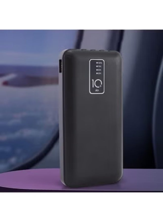 TIGER Power Bank 30,000mAh Portable Fast Charger – Ultra-High Capacity External Battery Pack with 4 Built-in USB Cables (Type-C, Lightning, Micro-USB, USB-A), Compact Design, Universal Compatibility - Image 1