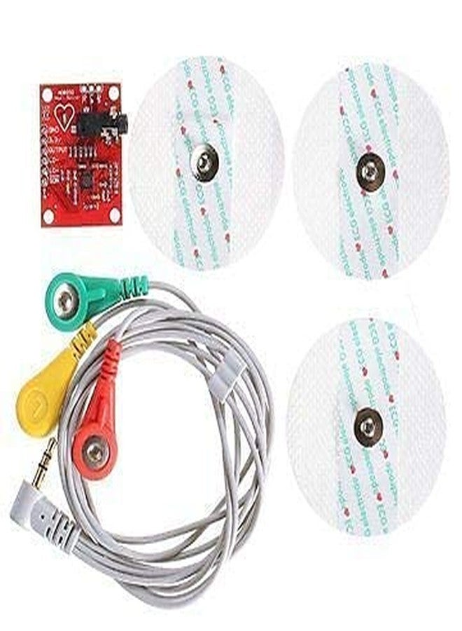 Electrobot AD8232 ECG measurement pulse heart ECG monitoring sensor module kit - Image 3