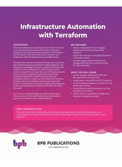 Infrastructure Automation with Terraform: Automate and Orchestrate Your Infrastructure with Terraform Across Aws and Microsoft Azure  - Image 1