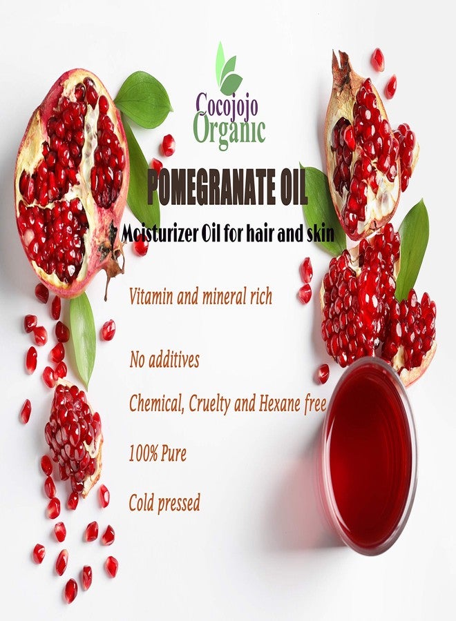 cocojojo Pomegranate Oil 100% Pure Seed Oil Cold Pressed 32 oz Unrefined Skin Hair Nails Cuticles Premium Grade - Image 5