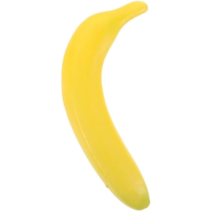 rayihni Car Antenna Topper Fruit Banana Auto Mirror Dangler Dashboard Accessory for Car Exterior Accessories Yellow - Image 1