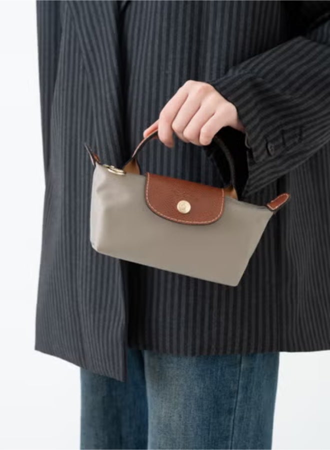 لونج شامب Longchamp Le Pliage مصغر حزام الكتف أزياء النساء الكلاسيكية متعددة الاستعابات حقيبة صغيرة ماكياج، حقيبة يد، حقيبة كتف، حزام كتف - Image 3