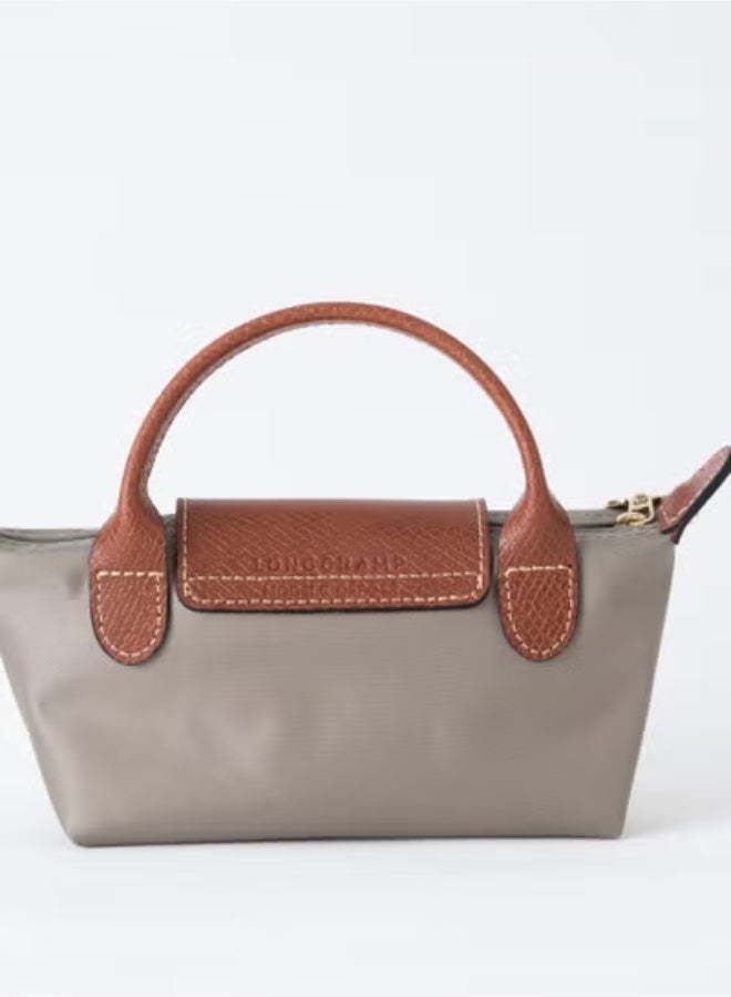 لونج شامب Longchamp Le Pliage مصغر حزام الكتف أزياء النساء الكلاسيكية متعددة الاستعابات حقيبة صغيرة ماكياج، حقيبة يد، حقيبة كتف، حزام كتف - Image 4