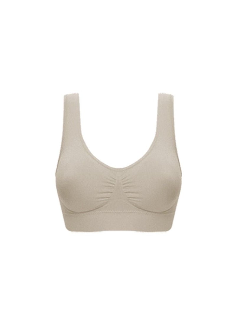 No Steel Ring Gathering Shock Proof Sports Bra 