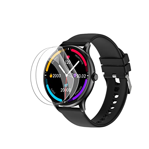 Wisely Tempered Glass|Pack 3|For Fire Boltt Phoenix Pro Smartwatch Screen Guard Scratch Guard Protector Compatible For Fire Boltt Phoenix Pro 1.39"- Flexible-Hd-Bubble-Free (Phoenix Pro,Pack Of 3) - Image 1