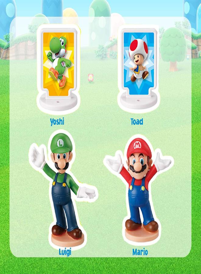 Epoch Games Super Mario Piranha Plant Escape!, Tabletop Action Game for Ages 4+ with 2 Collectible Super Mario Action Figures - Image 3