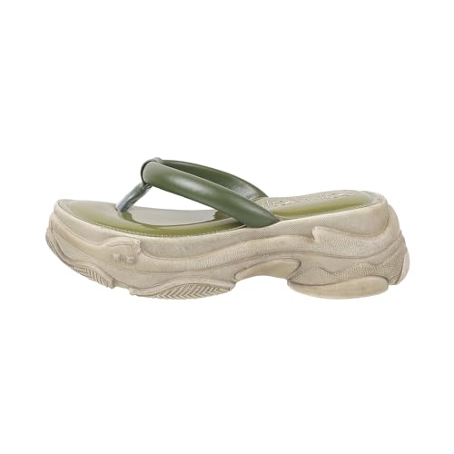 Catwalk Women Stylised SLIP-ON Platforms | For Women & Girls (GREEN,7 UK) - Image 4