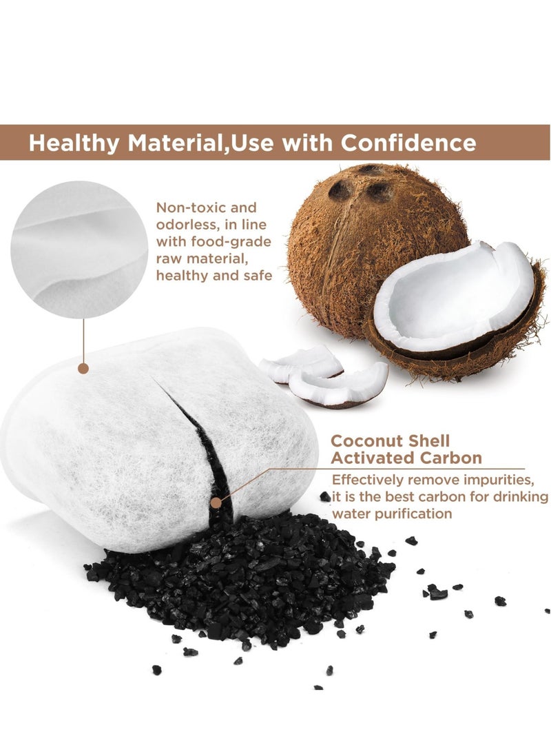 SYOSI 12 Pack Activated Charcoal Coffee Maker Water Filters Fit Charcoal Water Filters Replacement For Keurig Coffee Machine For Keurig 2.0 And 1.0 Classic Coffee Makers  - Image 2