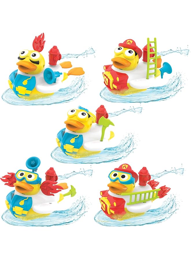 Yookidoo Rubber Duck Fireman 17Piece - Image 4