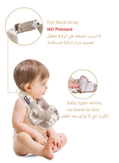 Generic Baby Bottle Holder Hands Free, Adjustable Nursing Pillow Support, Baby Nursing Pillow, Self-Feeding Bottle Holder for Newborn, Newborn Essentials,Breast Feeding Pillow with Adjustable Waist Strap and Machine Washable, Brown Bear  - Image 5