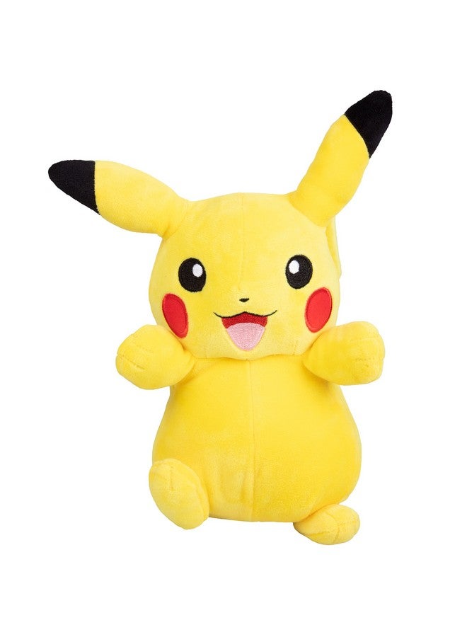 Jazwares Pokemon 8" Pikachu & Squirtle Plush 2-Pack - Generation 1 Starter - Officially Licensed - Authentic Soft Stuffed Animal Toy Figures - Gift for Kids, Boys, Girls - 2+  - Image 2
