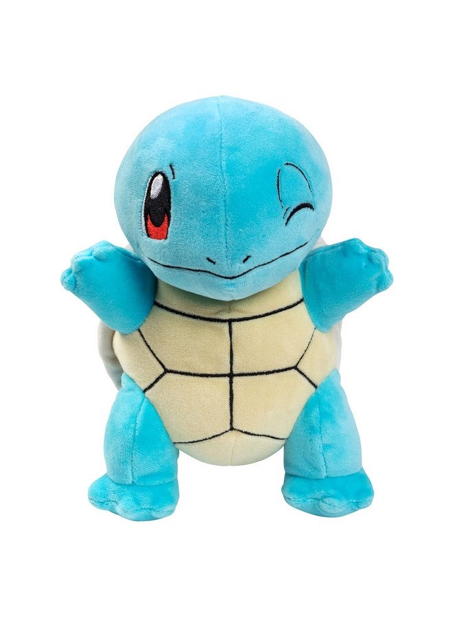 Jazwares Pokemon 8" Pikachu & Squirtle Plush 2-Pack - Generation 1 Starter - Officially Licensed - Authentic Soft Stuffed Animal Toy Figures - Gift for Kids, Boys, Girls - 2+  - Image 4