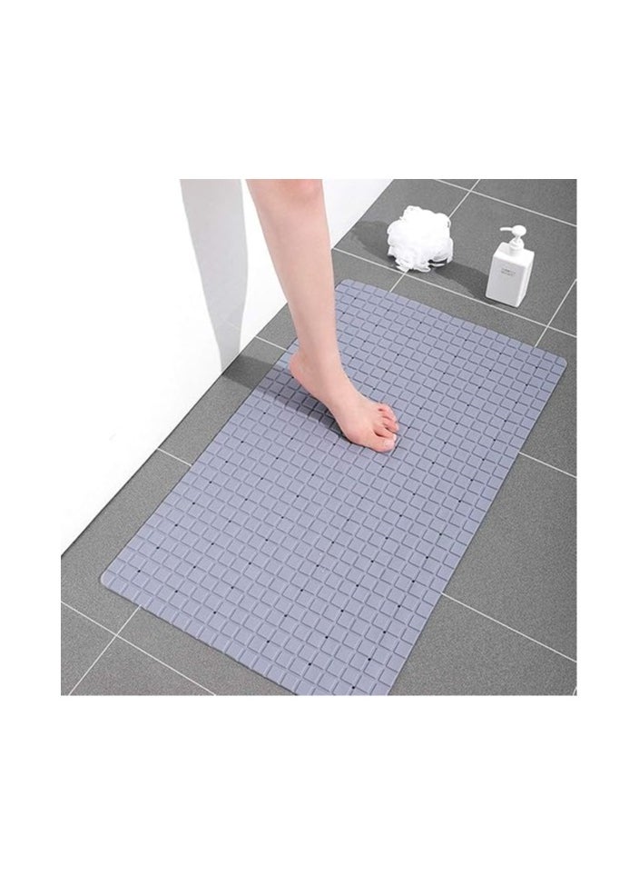 Generic - Bath lux Nazaafat53 Non-Slip Bath Mat Shower Rug PVC Anti-Bacterial Massaging With Vacuum Suction Cup, Grey - Image 1