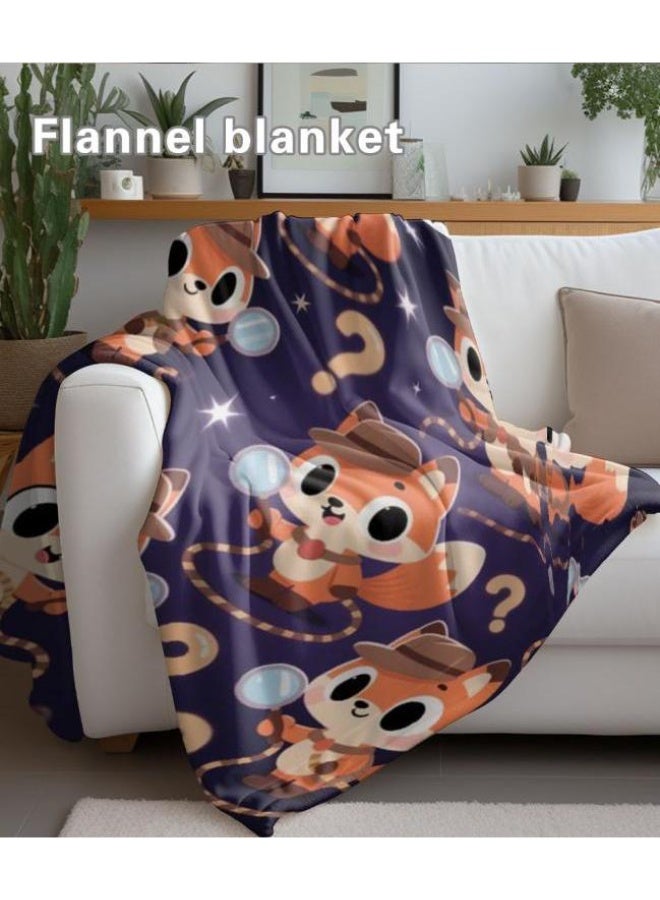 general Wisdom Fairy (latest) flannel thin blanket (heat and comfortable, suitable for sleep, games, dust and sandproof) 150cm*200cm - 84 - Image 4