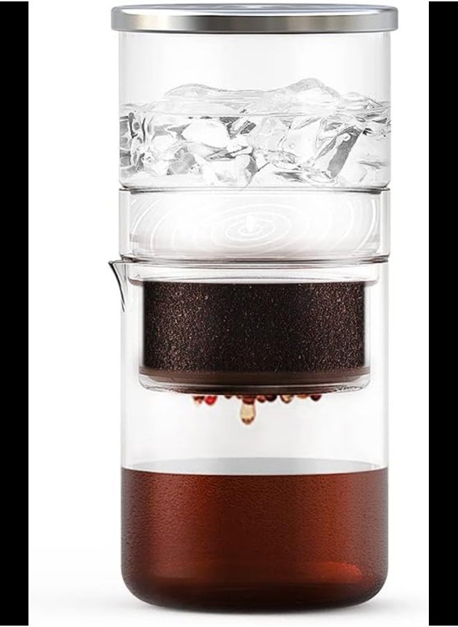Generic 2-in-1 Cold Brew Dripper Cold Brew Coffee Maker, Ice Drip Coffee Maker, 300 ml, Coffee Maker for Cold Brew Coffee and Tea, Coffee Machine for Cold Extraction  - Image 1