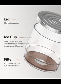 Generic 2-in-1 Cold Brew Dripper Cold Brew Coffee Maker, Ice Drip Coffee Maker, 300 ml, Coffee Maker for Cold Brew Coffee and Tea, Coffee Machine for Cold Extraction  - Image 3
