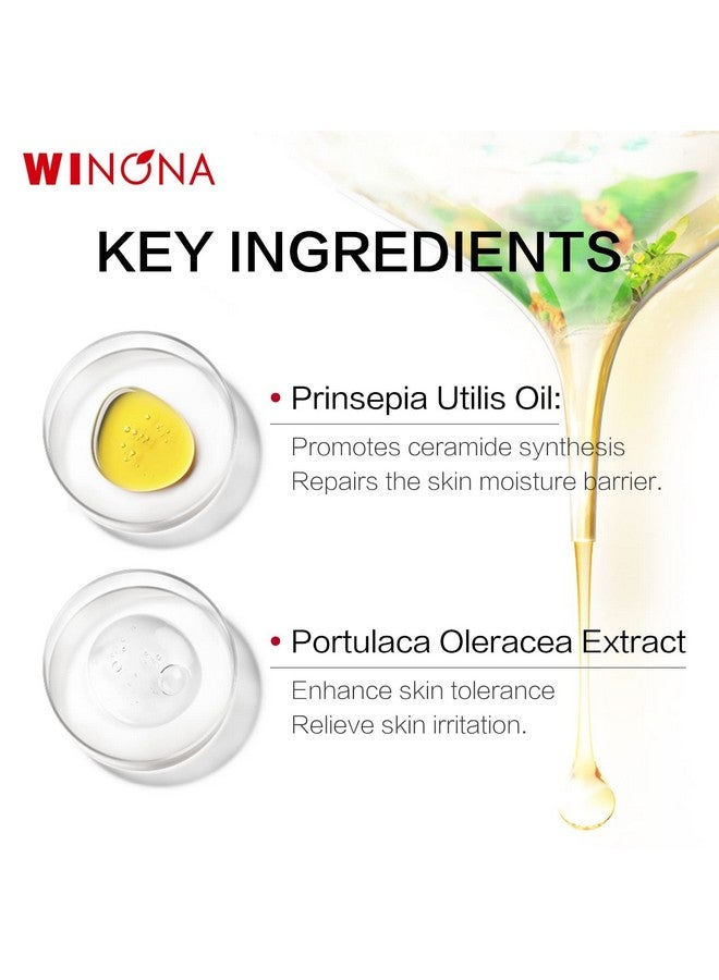 WINONA Face Moisturizing Creamsoothing Dry Itchy Red Skin With Portulaca Oleracea Extract Prinsepia Utilis Royle Suitable For Daily Sensitive Skin Care0.53Oz - Image 4