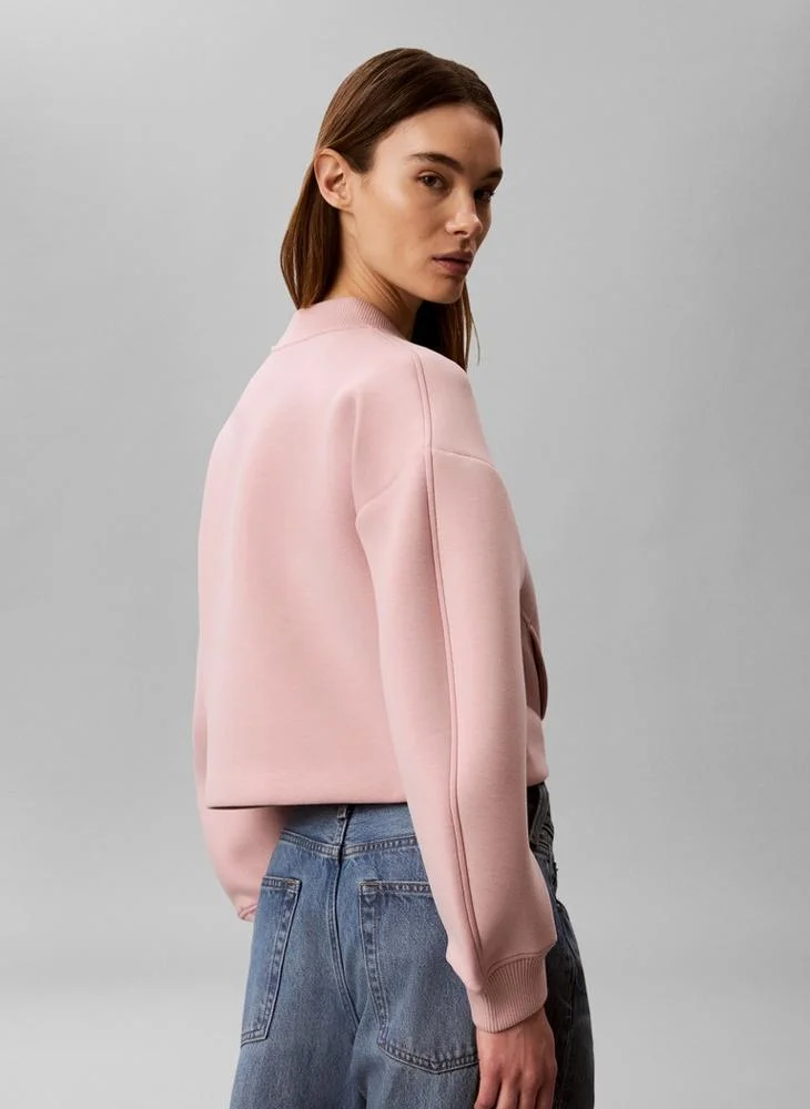 Calvin Klein Jeans Scuba Cropped Bomber Jacket
