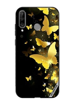 VR CREATIVE Protective Case Cover For Huawei P30 Lite Yellow Butterflies Flying Design Multicolour  - Image 1