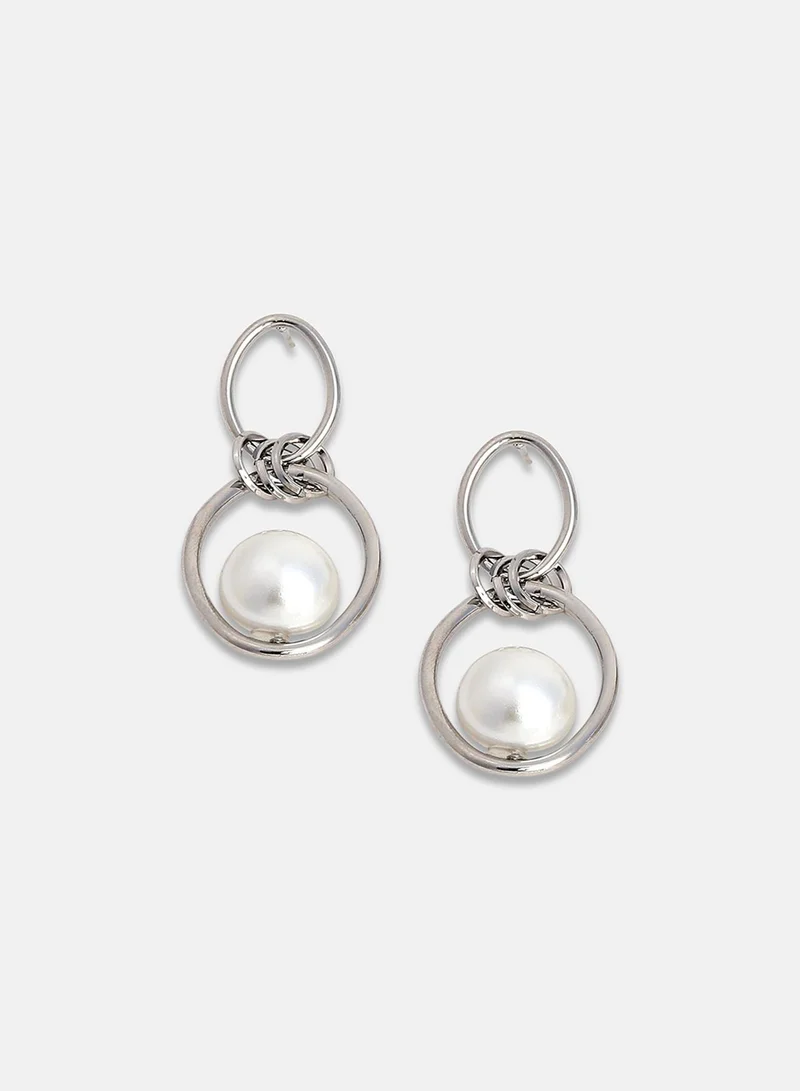 SOHI Hanging Pearl Artificial Drop Earring Jewellery