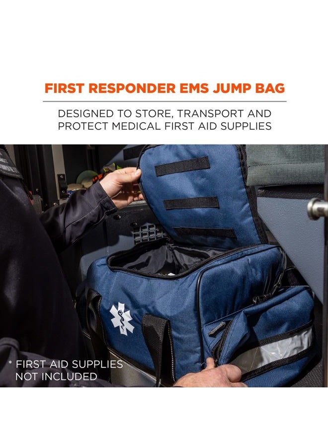 Ergodyne Arsenal 5215 Large First Responder Trauma EMT First Aid Duffel Bag w/Shoulder Strap, Blue - Image 2