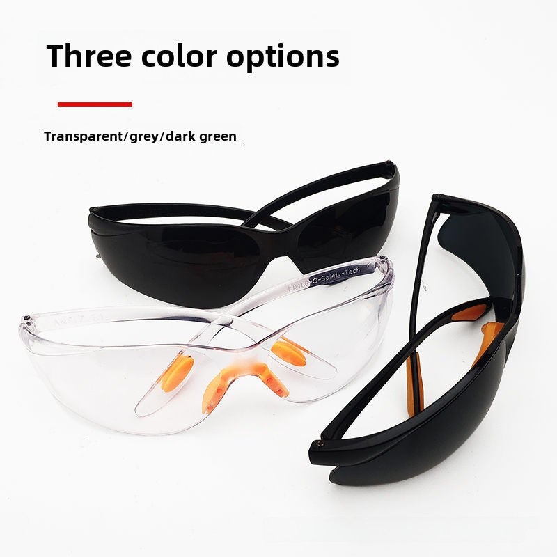 Generic Cycling Windproof Anti-Dust Safety Goggles Black