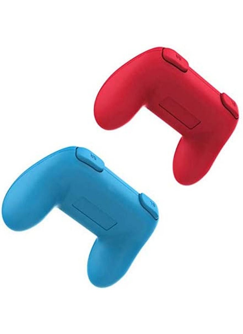 MissTiara - 2 Piece Blue and Red Grip Kit for Nintendo Switch Joy Con Controller Grip - Image 1