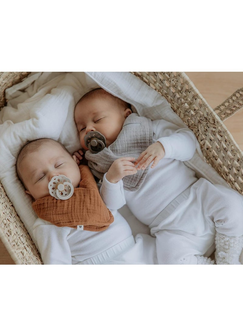 Baby - BIBS Natural Rubber Baby Pacifier Pack Of 1 Baby Blue - Image 1